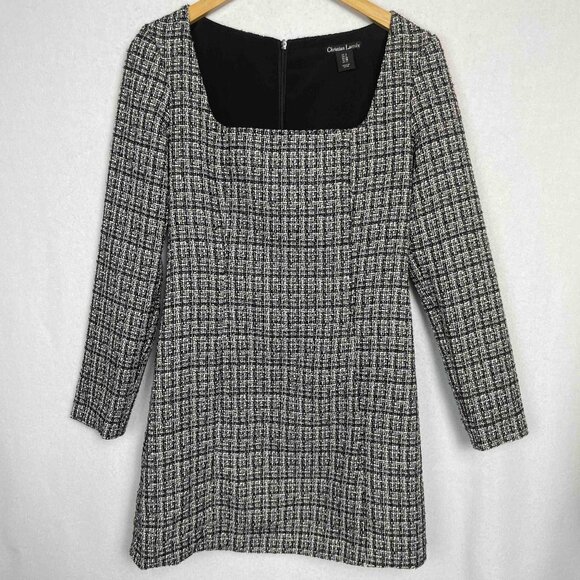 Christian Lacroix Long Sleeve Mini Sheath Dress Womens Size 6 - Picture 1 of 12